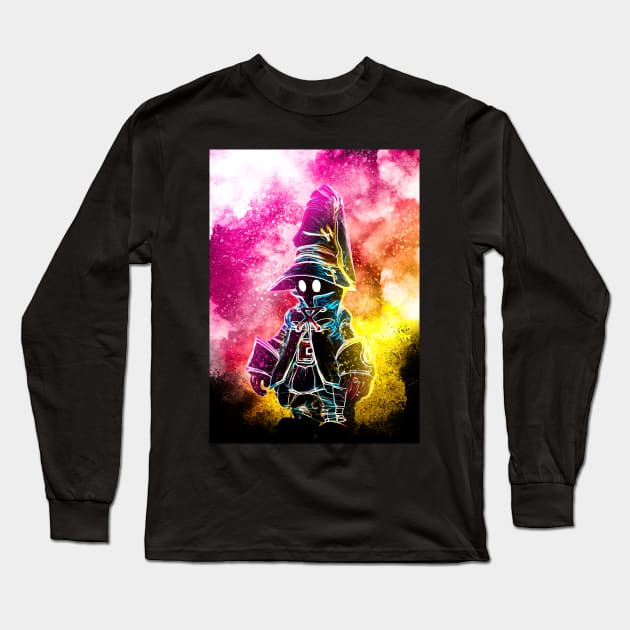 Soul of black mage Long Sleeve T-Shirt by San Creative